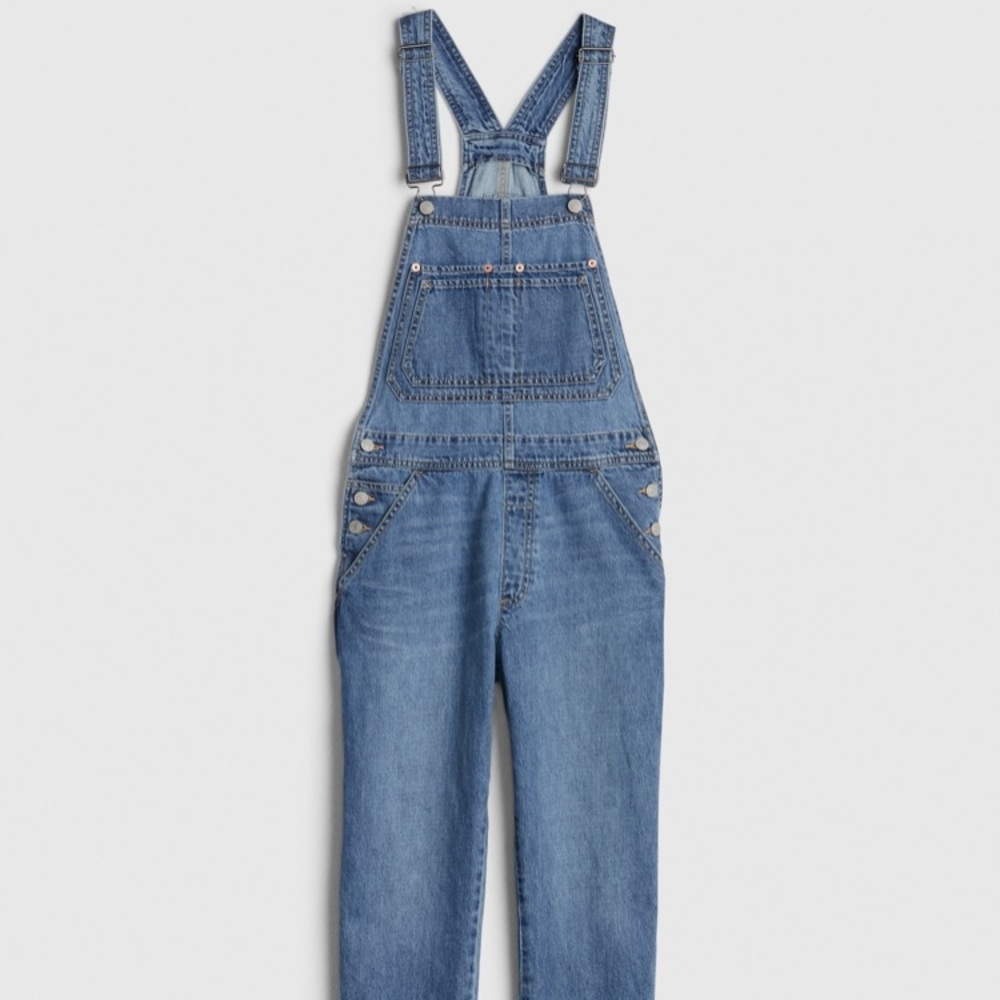 NWT Gap Relaxed Denim Overalls